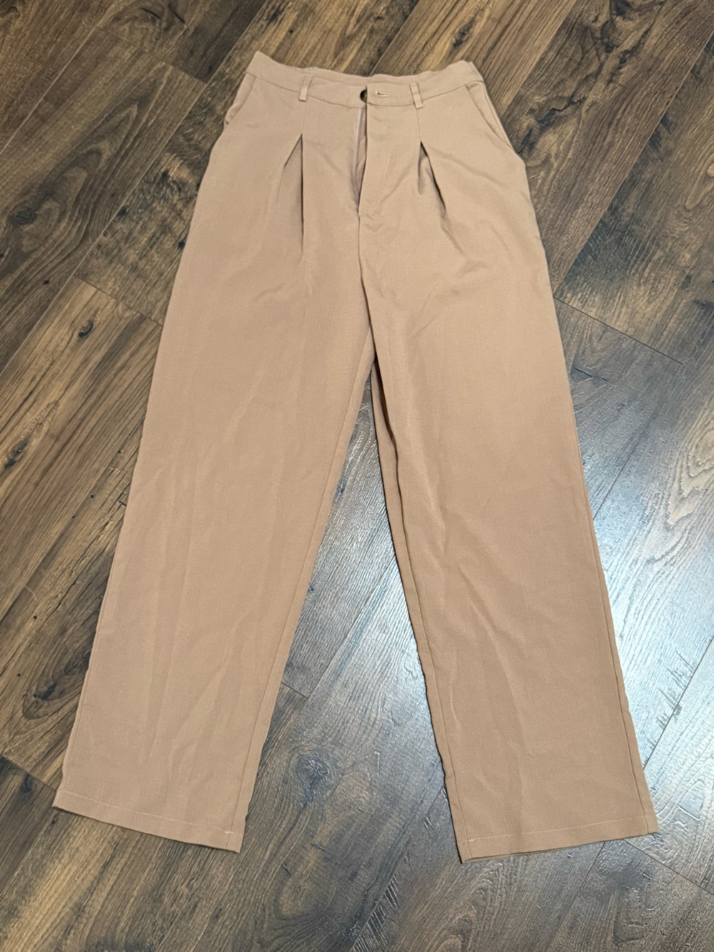 Cider Pleated Trouser Pants Camel Size XS